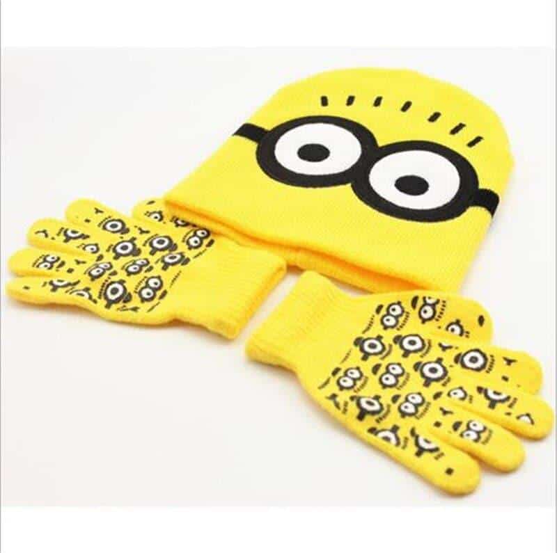 Bonnet et gants à motif dessin animé pour enfant – Image 7