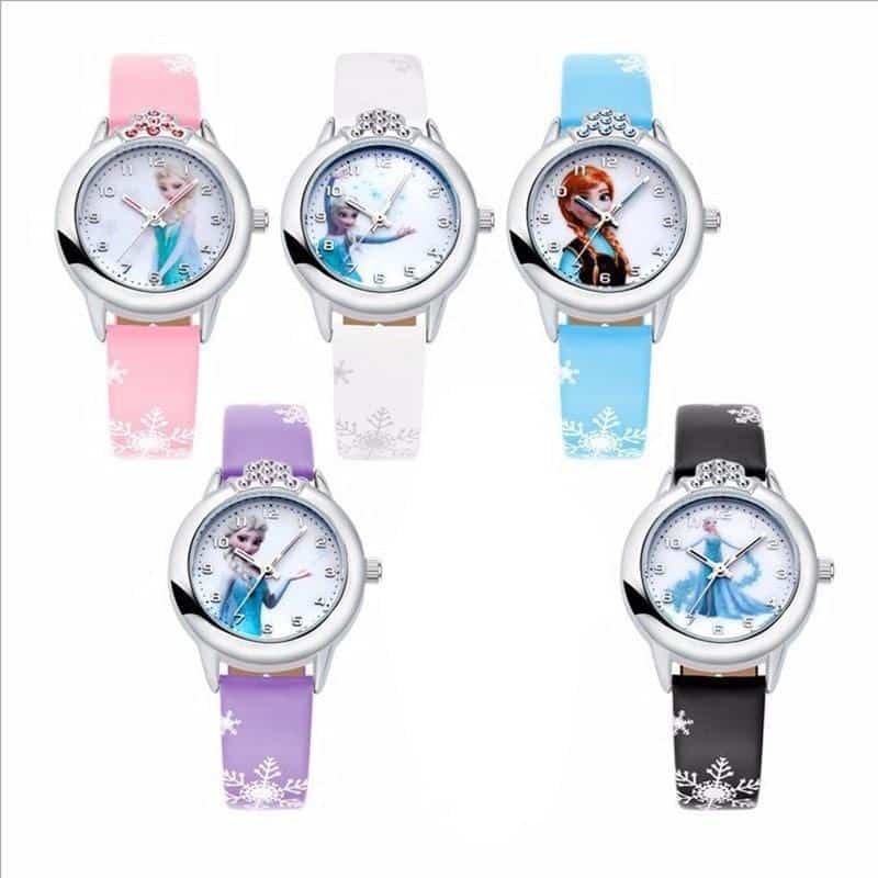 Montre princesse Elsa à aiguilles – Image 5