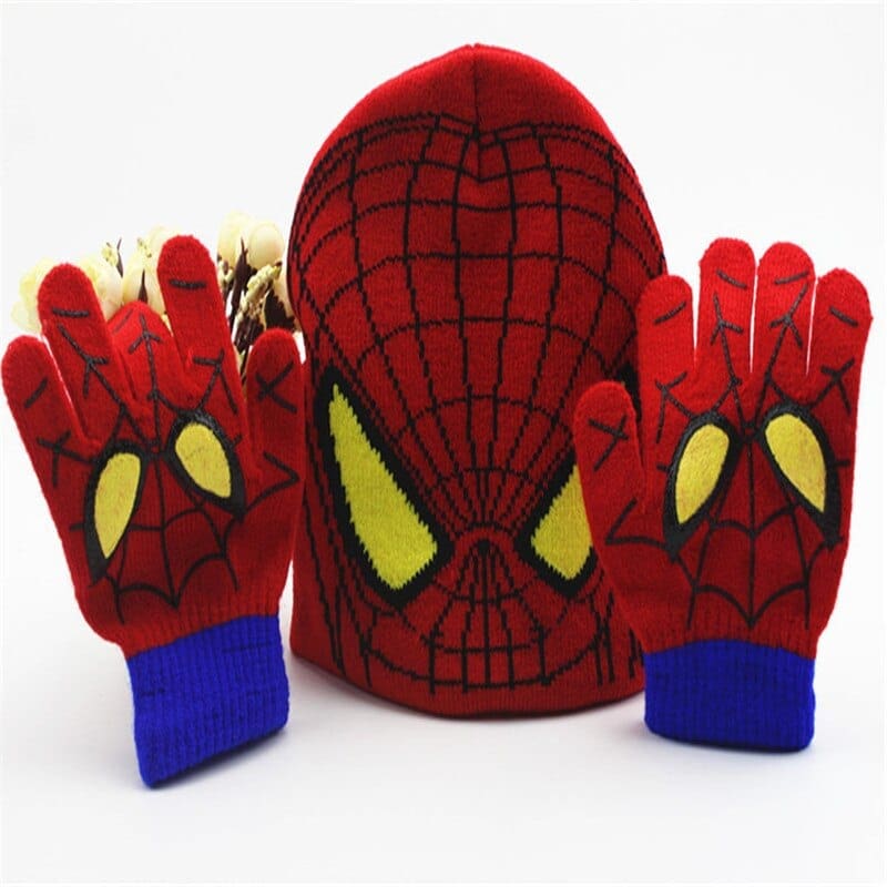 Bonnet et gants à motif dessin animé pour enfant – Image 3