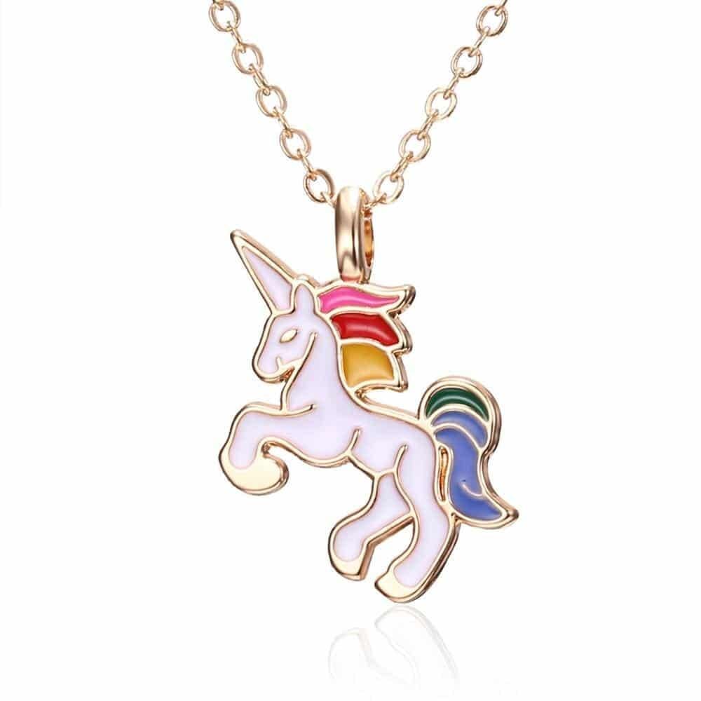 Collier en chaîne avec pendentif licorne – Image 8