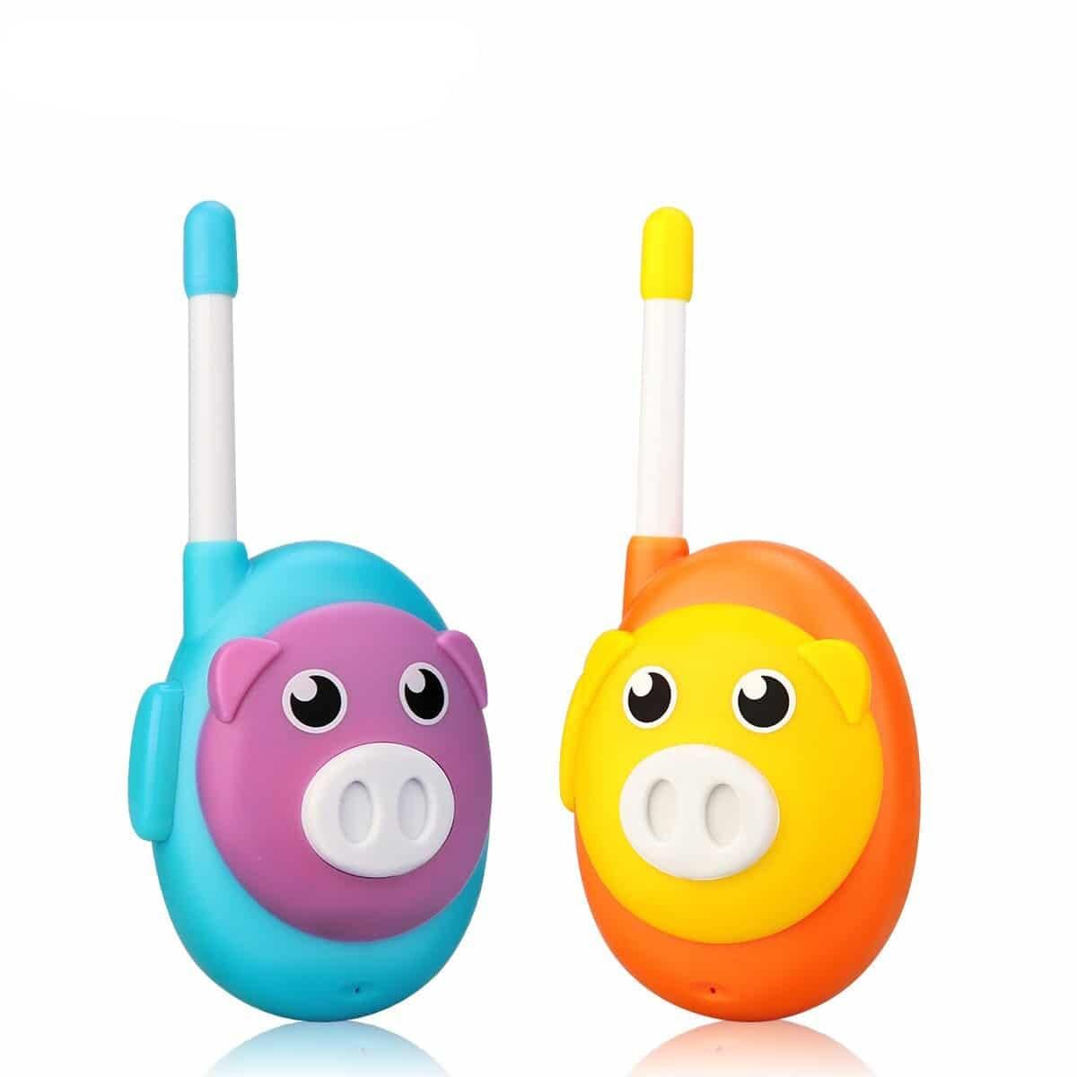 Talkie-walkie enfant en forme de cochon